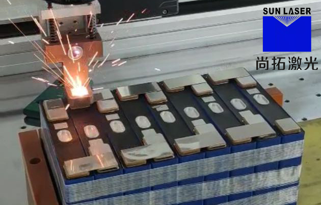大容量單體鋰電池激光焊接