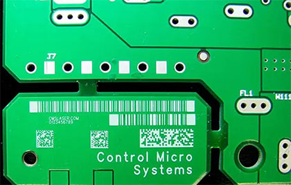 激光打標機在PCB板二維碼雕刻應用